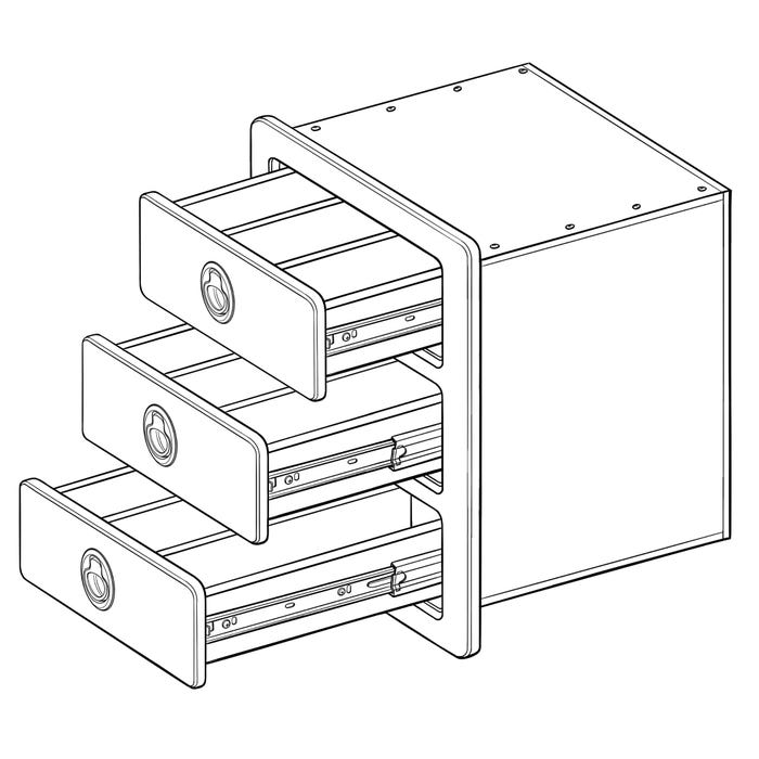 Build Your Own Three Drawer Unit Build Your Own Three Drawer Unit