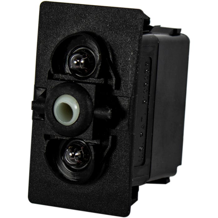 Contura Style Momentary White Lamp Switch Base (ON)-OFF-(ON) Contura Style Momentary White Lamp Switch Base (ON)-OFF-(ON)