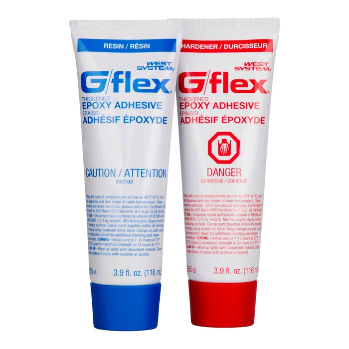 WEST SYSTEM G/flex® 655 Thickened Epoxy Adhesive WEST SYSTEM G/flex® 655 Thickened Epoxy Adhesive