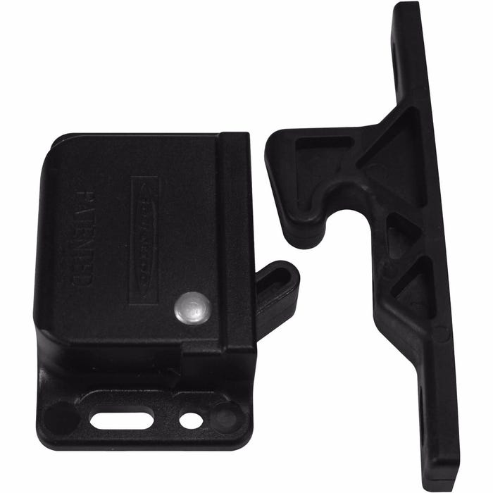 Black Door Grabber Latch Black Door Grabber Latch