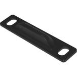 Black Plastic Hooded Keeper 2.5" by .565" by .38"