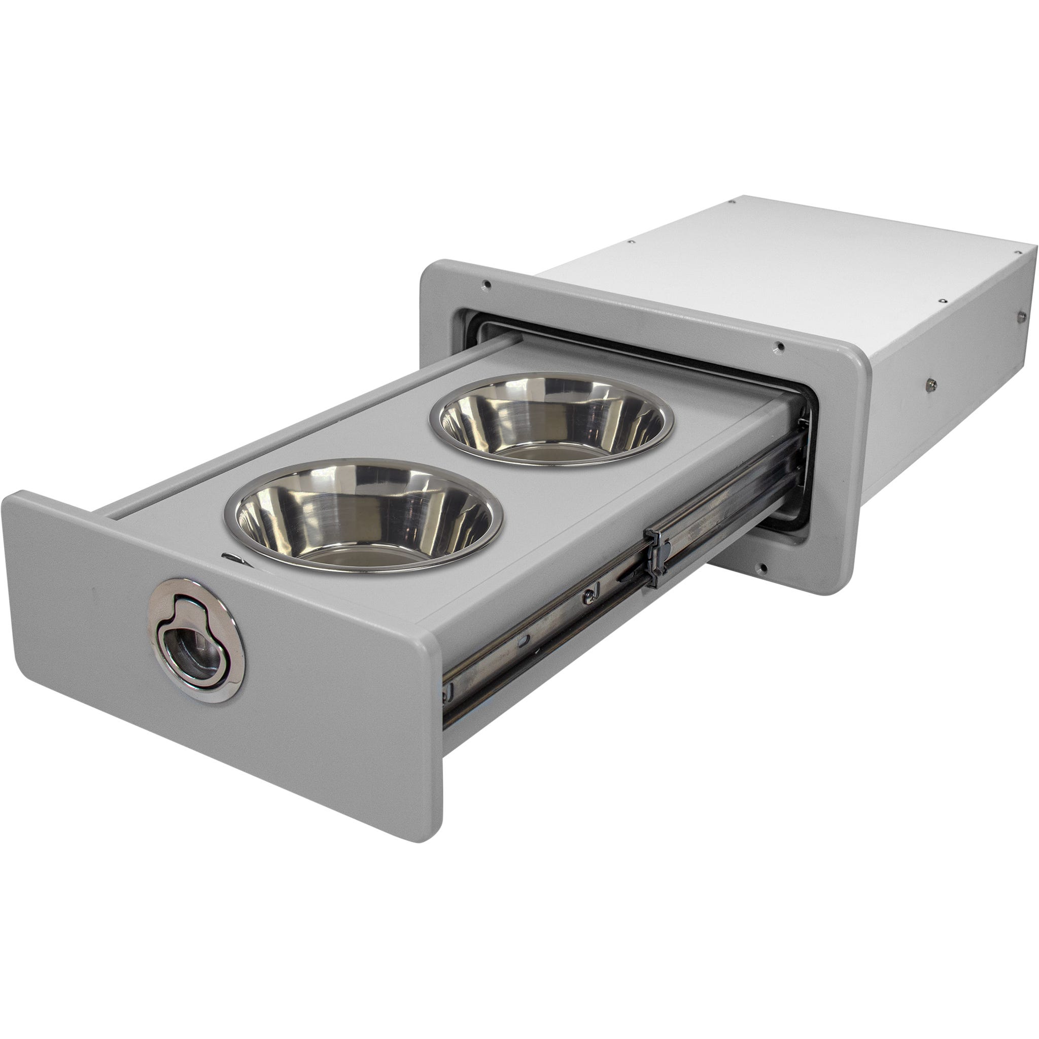 Bennington Pontoon Double Dog Bowl Drawer Boat Outfitters