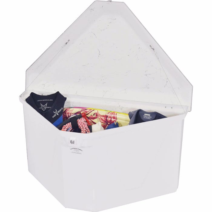 Fiberglass Triangular Dock Box Fiberglass Triangular Dock Box