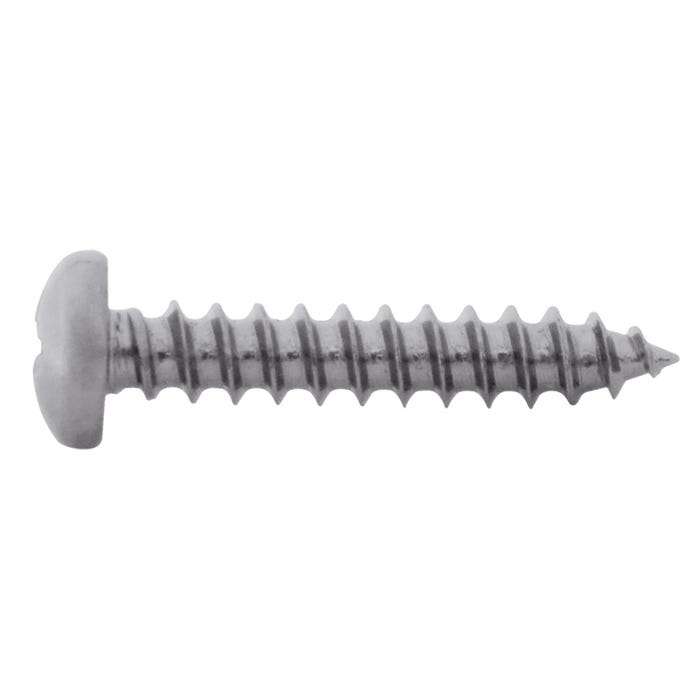 Chrome Plated Stainless Steel Screws - #8 Pan Head Chrome Plated Stainless Steel Screws - #8 Pan Head