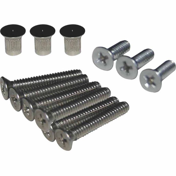 Boat Sliding Door Hardware Kit with Chrome Flush Nuts Boat Sliding Door Hardware Kit with Chrome Flush Nuts