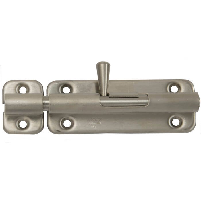 Stainless Steel Spring Loaded Barrel Bolt 3.53" Stainless Steel Spring Loaded Barrel Bolt 3.53"