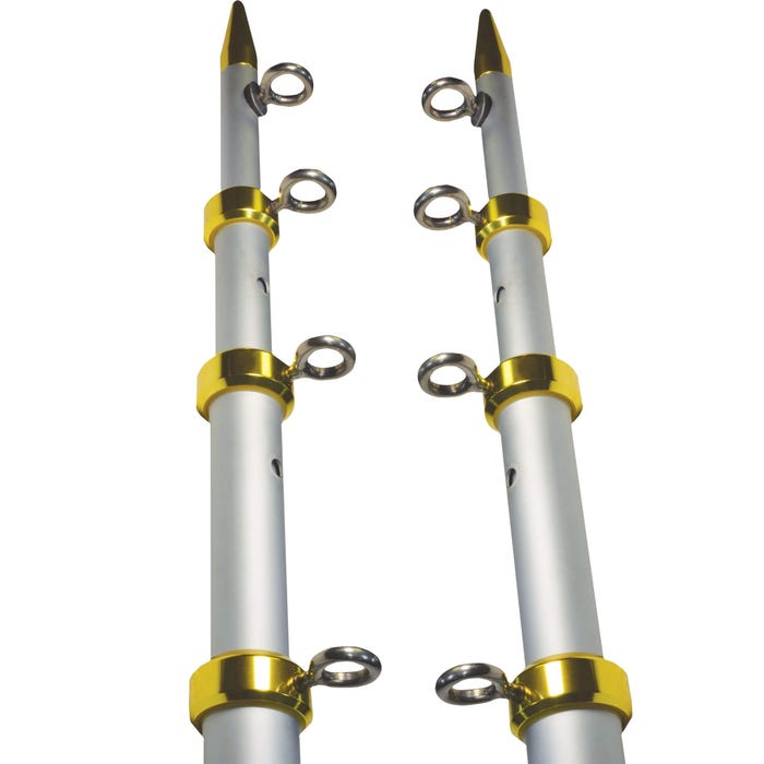 Telescoping Center Rigger 8' (Silver/Gold) Telescoping Center Rigger 8' (Silver/Gold)