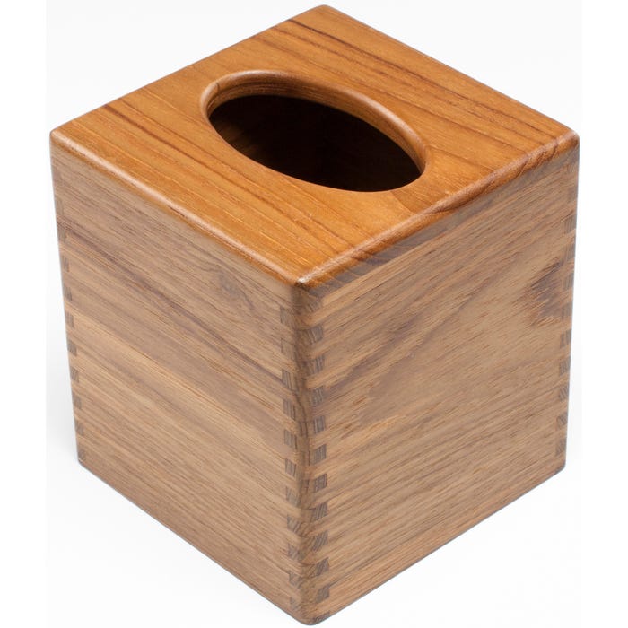 Teak Tissue Box Holder Teak Tissue Box Holder