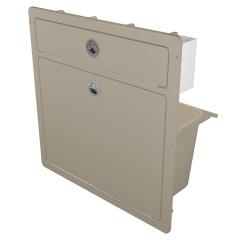 Avalon-Tahoe Pontoon Tilt-Out Dual Trash Can Unit