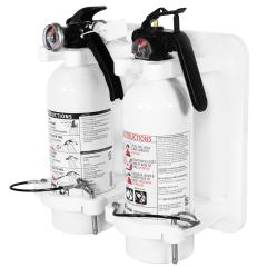 Double Fire Extinguisher Mounting Bracket