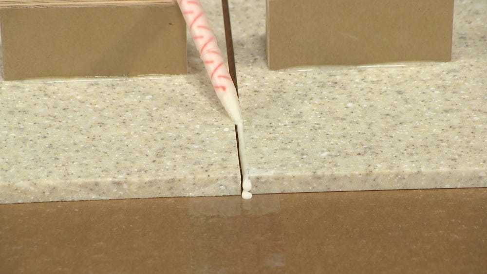 Hard Seaming Solid Surface Adhesive