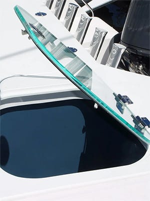 acrylic has different finishing options such as green edged to mimic the look of glass