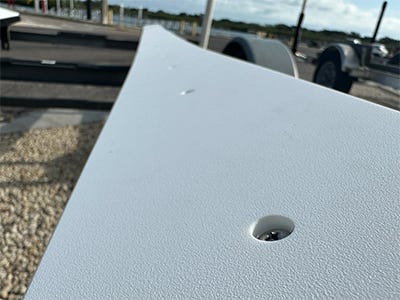 texture of starboard trailer bunk slides