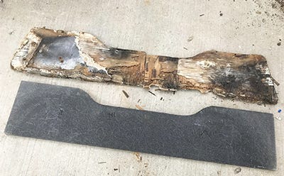 Coosa board is a direct replacement to plywood for marine projects