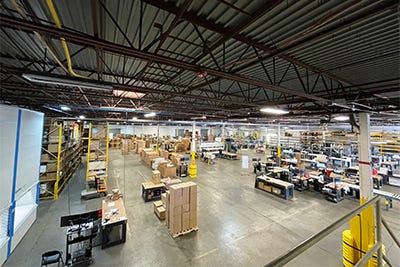 Boat Outfitters stock and production floor