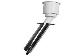 Rod Spike cup holder drops directly into any flush mount rod holder