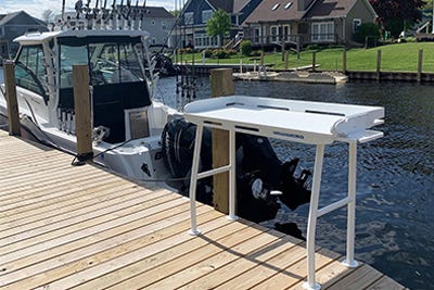 Starboard stands up well to cutting and UV exposure, making it ideal for fillet tables
