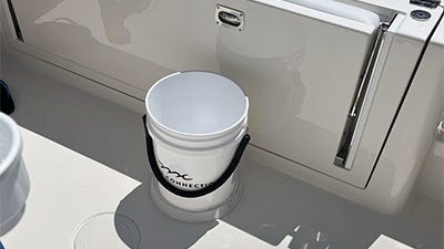 bucket grip added to a 5 gallon bucket for better and softer grip