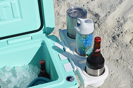 Yeti Beer Holder  Beverage Mount On Cooler