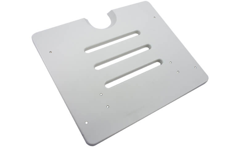 Exact replacement starboard swim platform