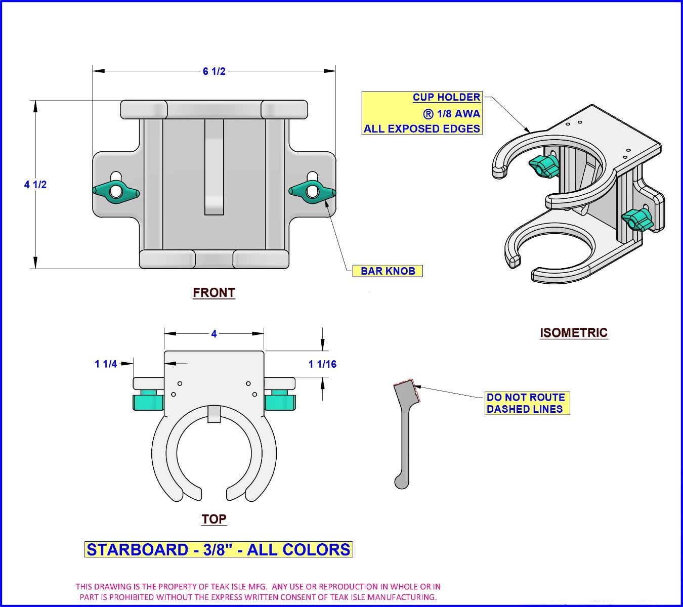 Large Speaker/Tumbler Holder – ShorlockMarine